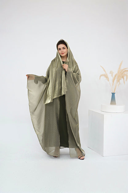 ABAYA NAJMA (vert militaire)