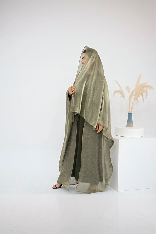 ABAYA NAJMA (vert militaire)
