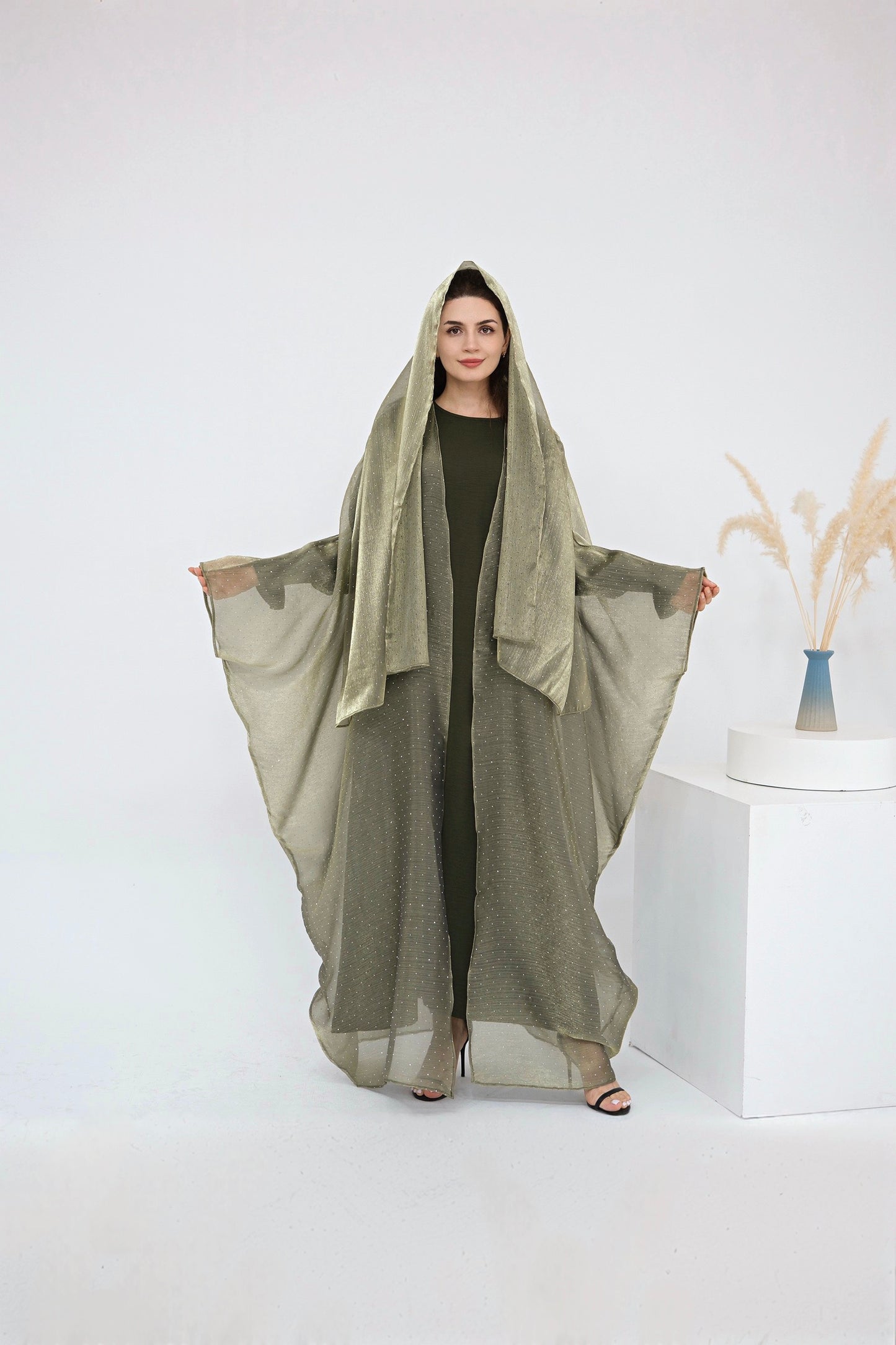 ABAYA NAJMA (vert militaire)