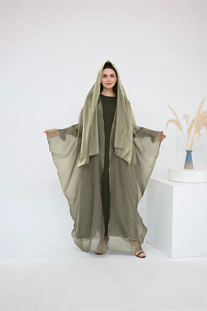 ABAYA NAJMA (vert militaire)